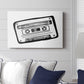 Cassette Sketch - Canvas Art Print