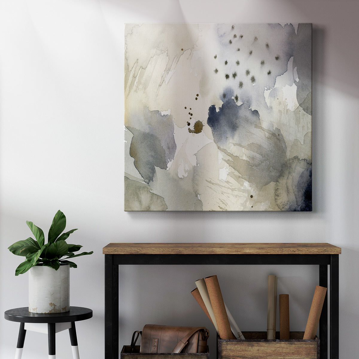 Dried Bergamot in Mist II - Canvas Art Print