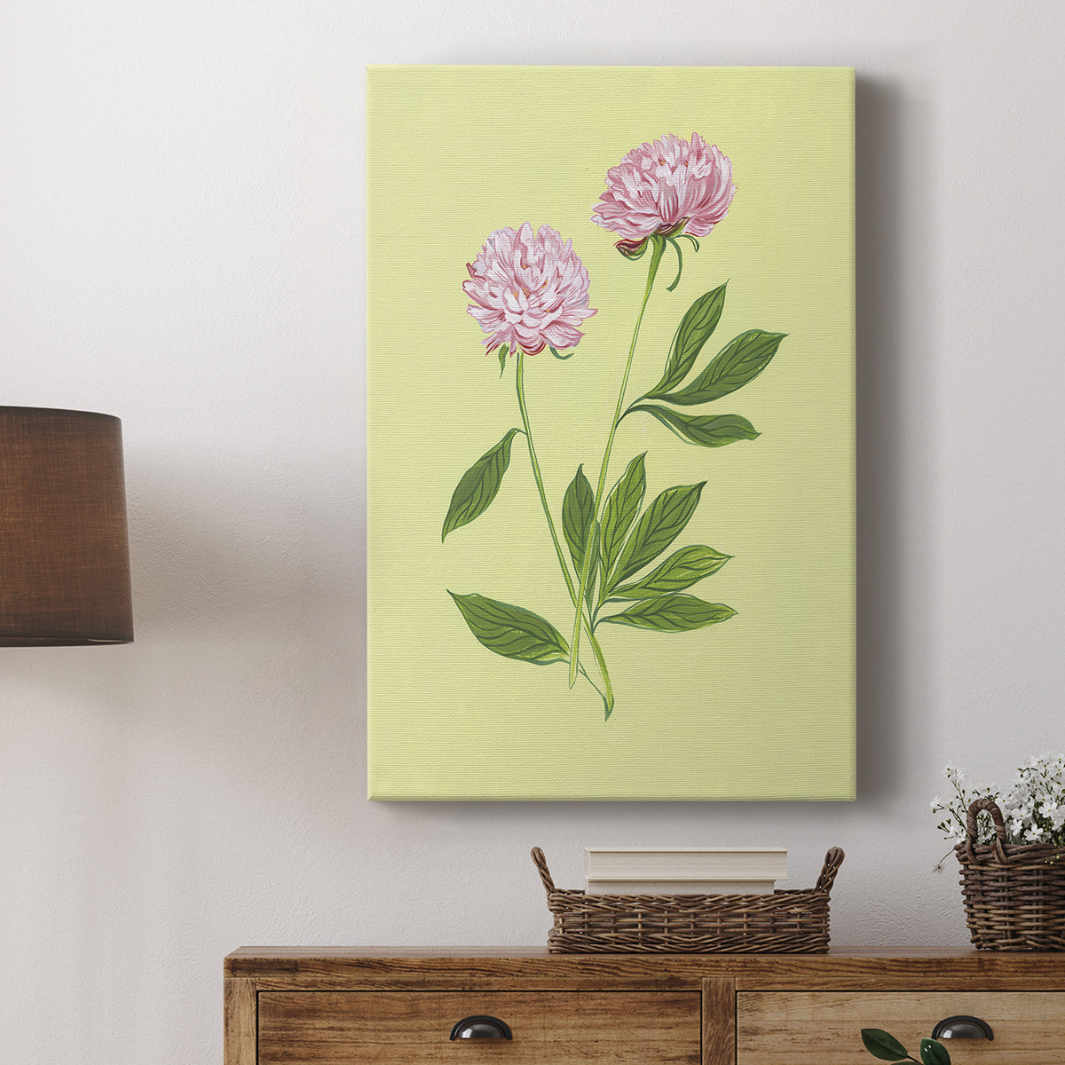 Peonies in Yellow II - Canvas Art Print