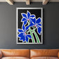 Pop Flowers IV - Modern Framed Canvas Print