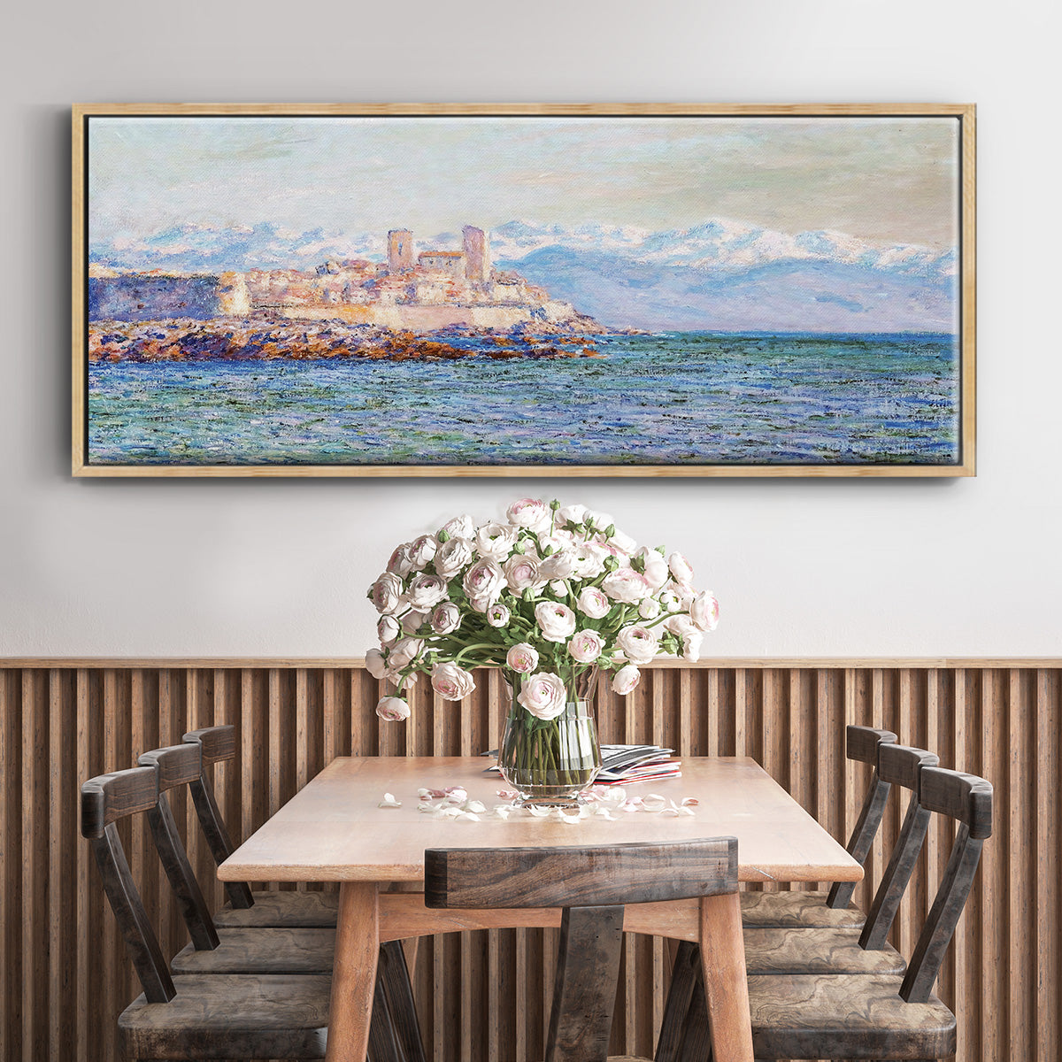 The Old Fort at Antibes, 1888 - Floater Framed Canvas Print