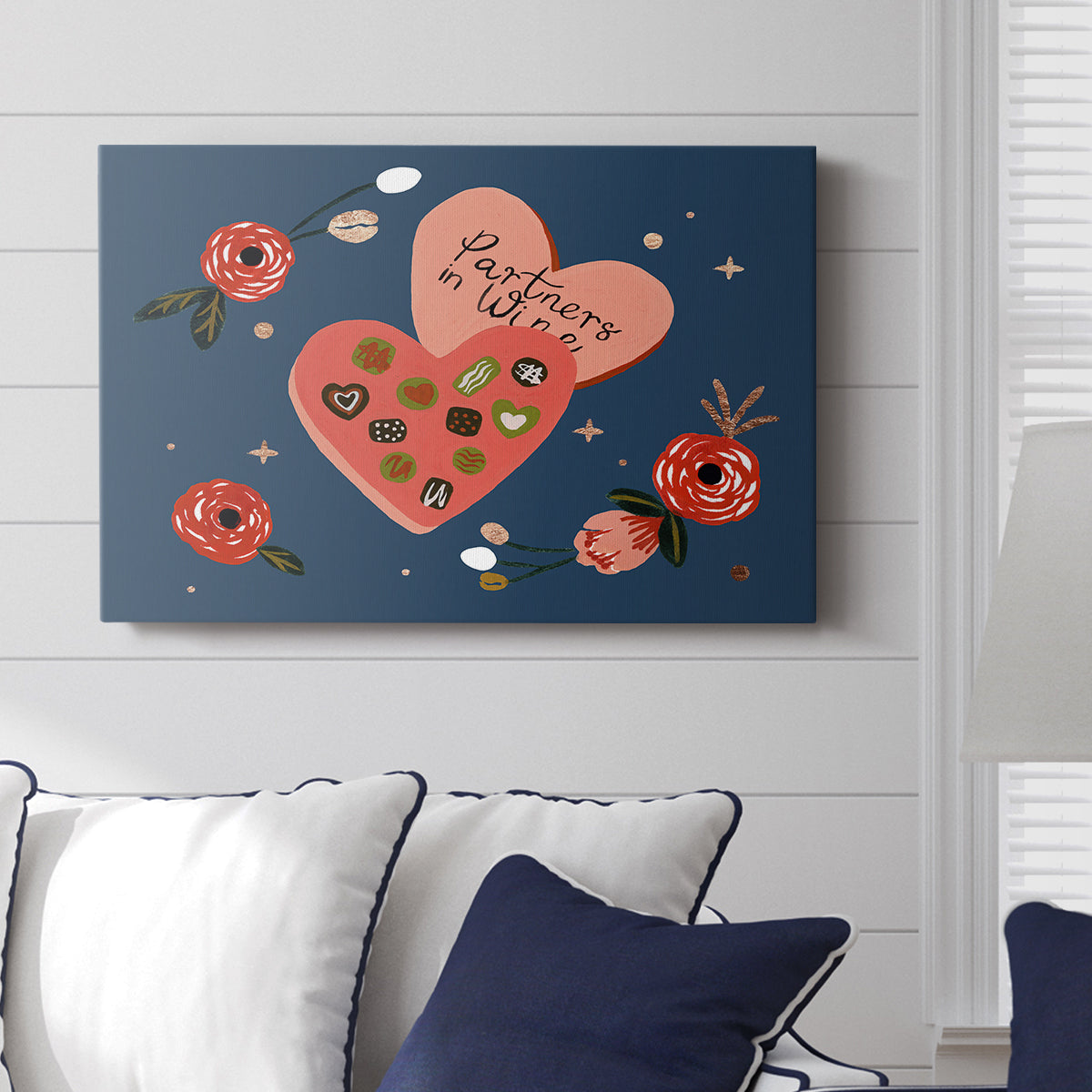 Happy Galentine I - Canvas Art Print