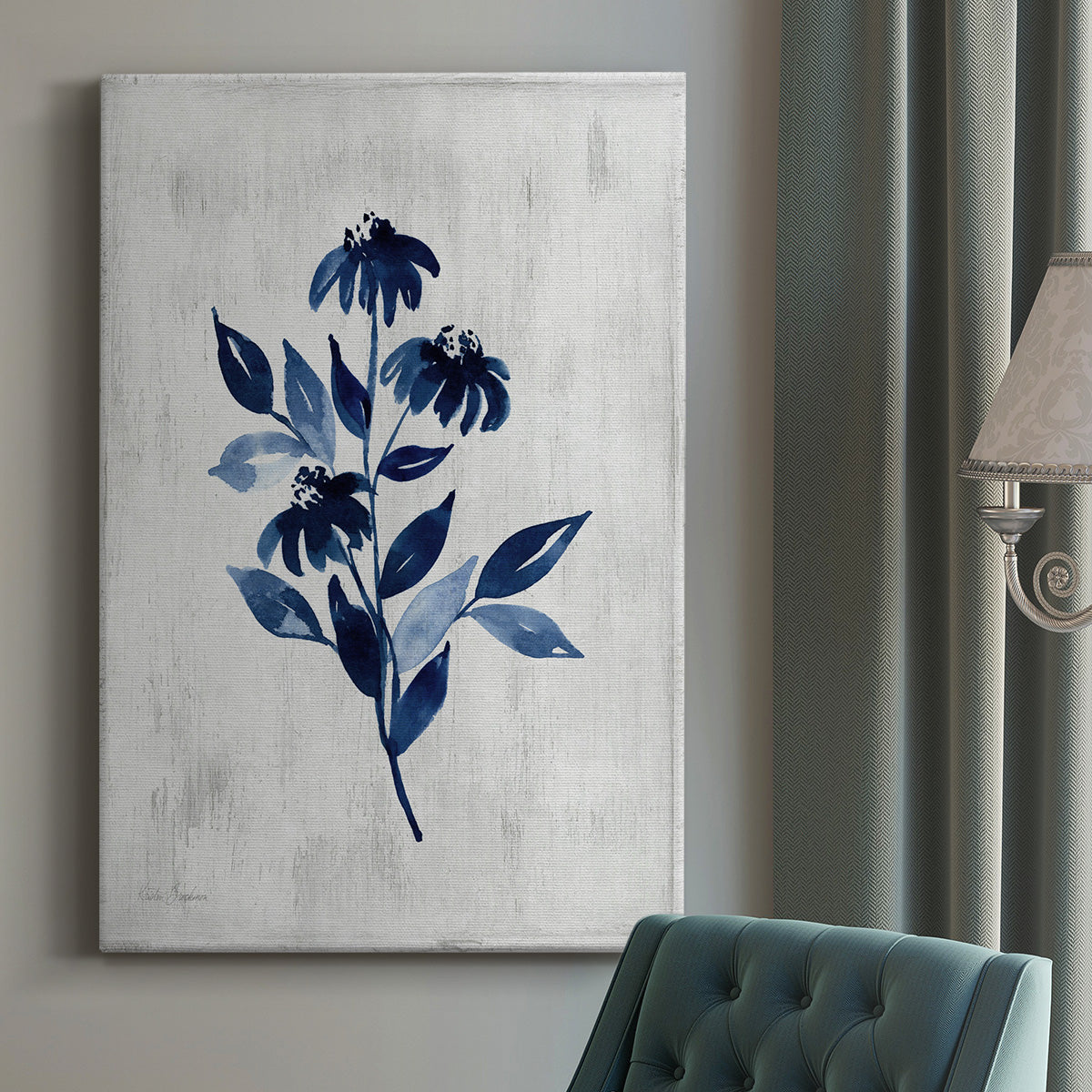 Wild Indigo I Premium Gallery Wrapped Canvas - Ready to Hang