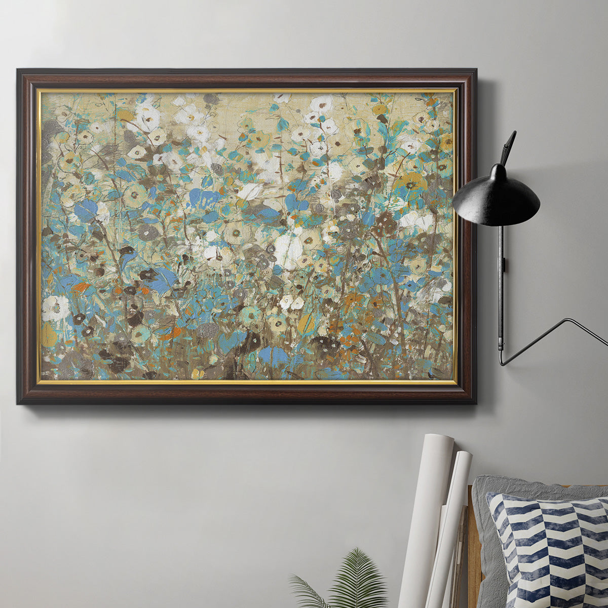 Flowering Vines I Premium Framed Canvas- Ready to Hang