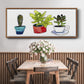 Vibing Succulents II - Floater Framed Canvas Print