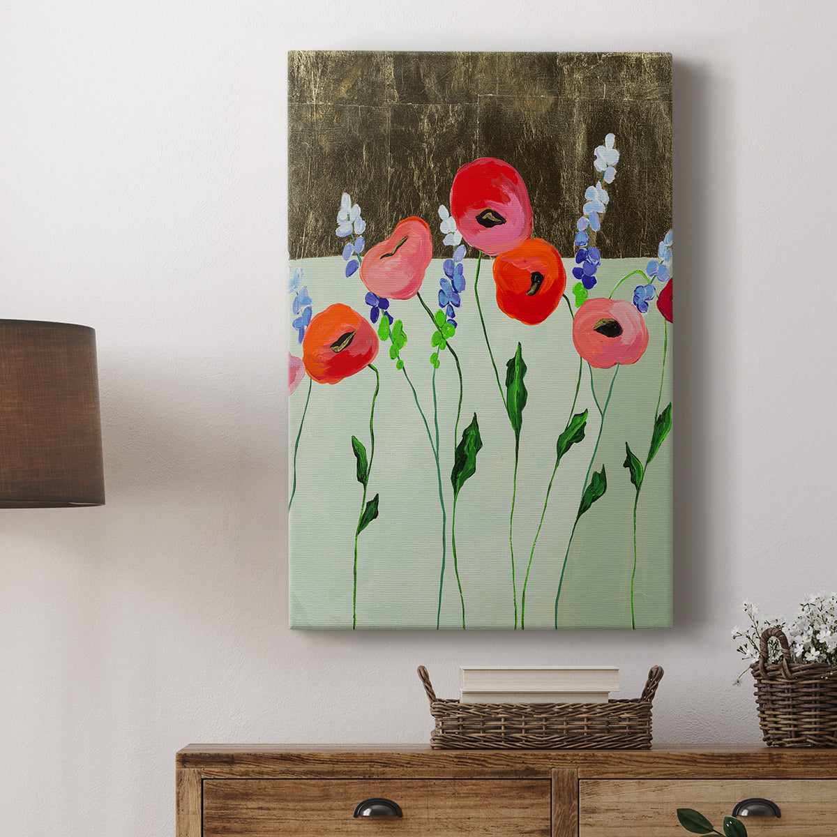 Poppy Party - Canvas Art Print