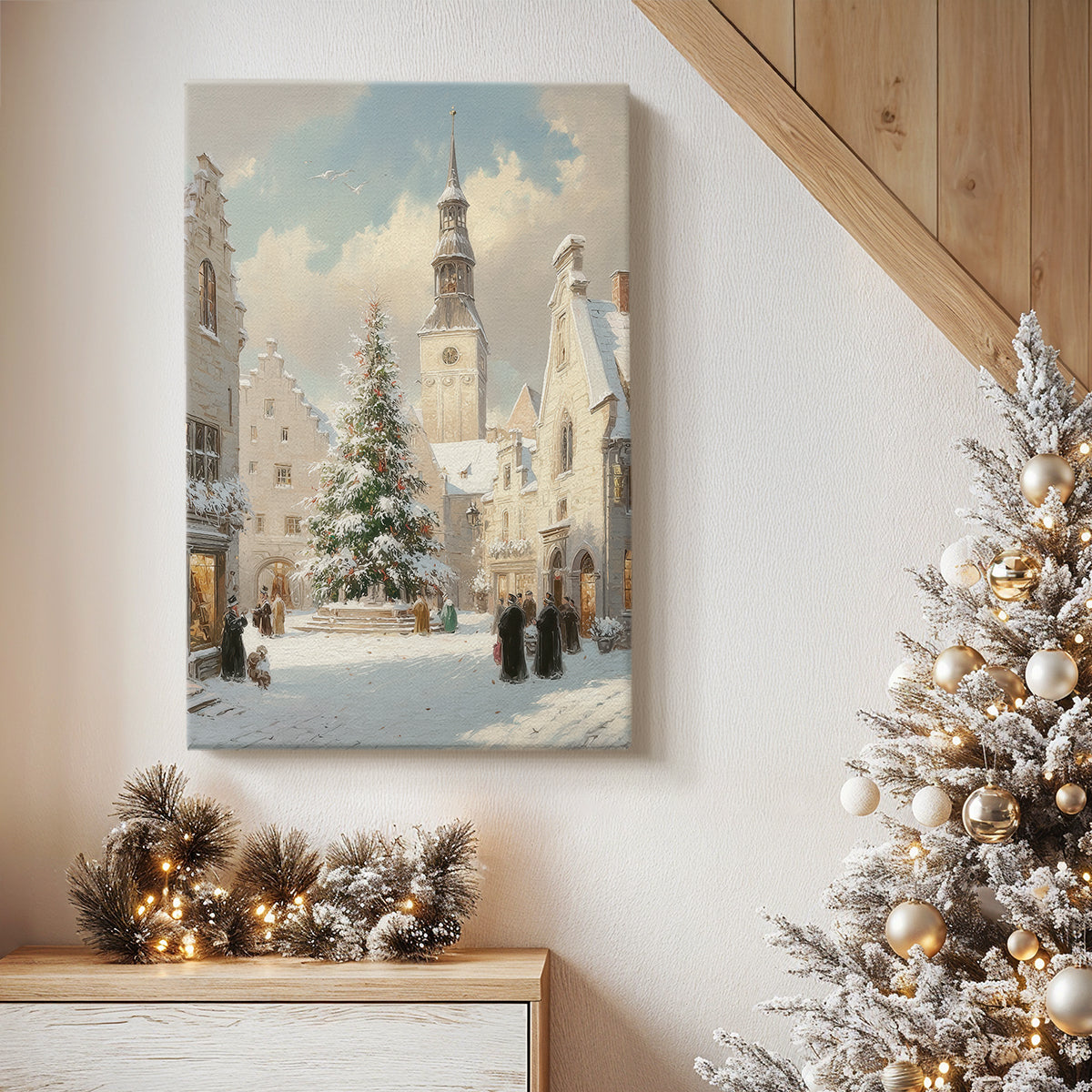 Chapel of Silver Serenade - Canvas Art Print