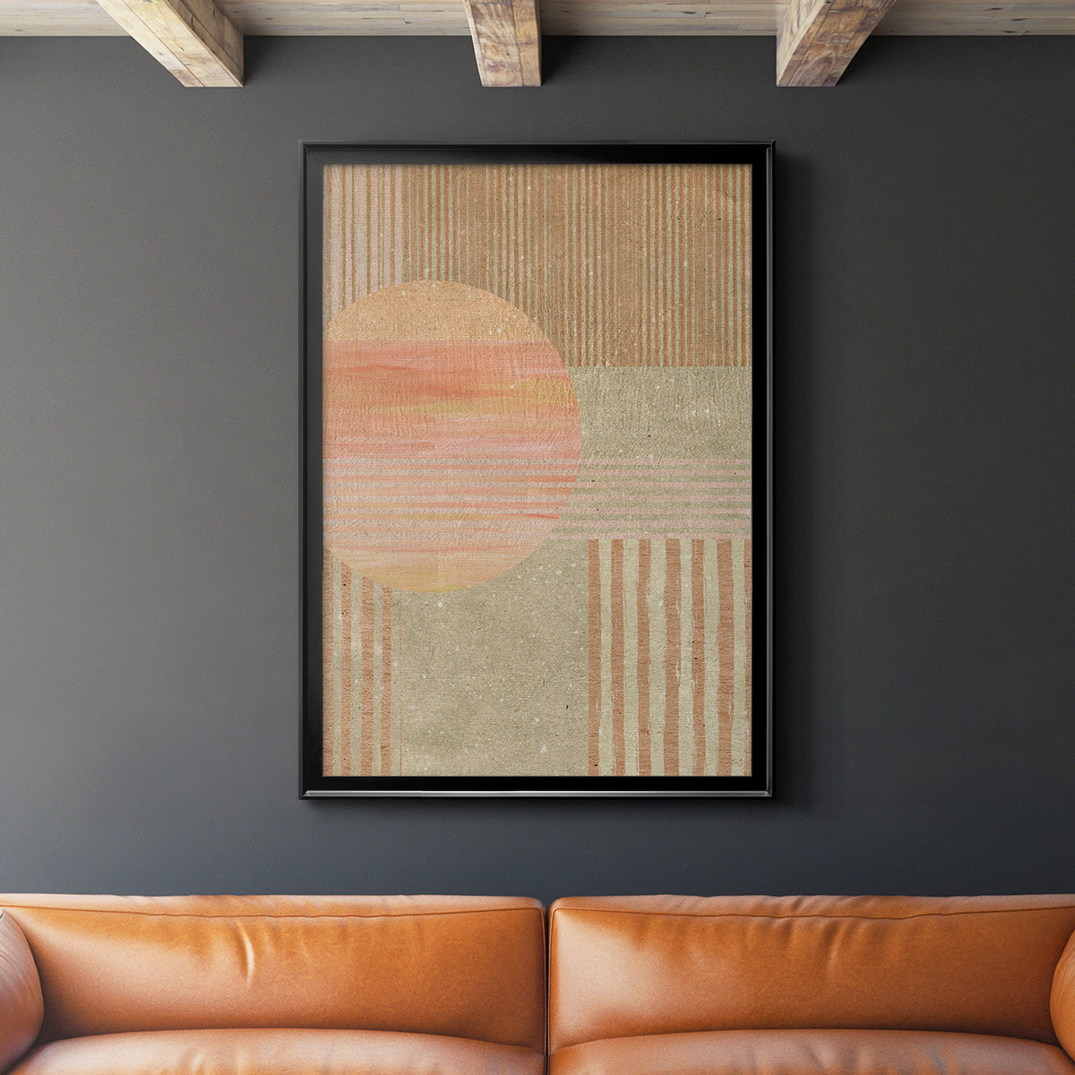 Adobe Sunrise I - Modern Framed Canvas Print