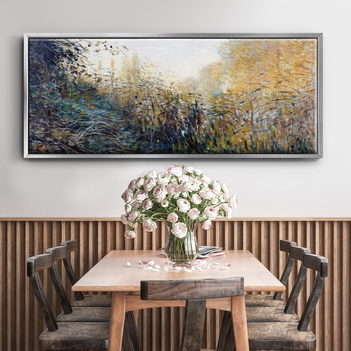 The Reeds (Study), 1876 - Floater Framed Canvas Print