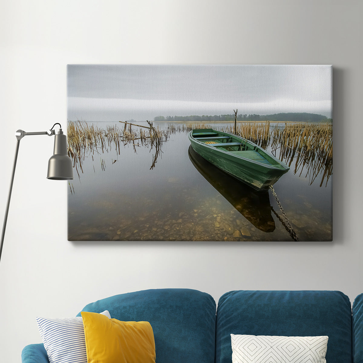 Green One Premium Gallery Wrapped Canvas - Ready to Hang