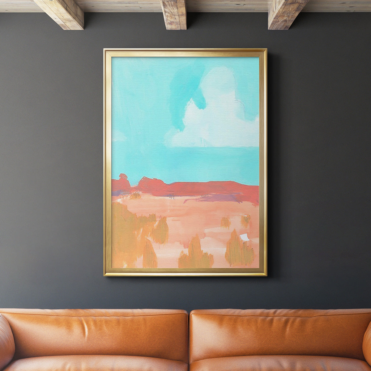 Wide Open Spaces I - Modern Framed Canvas Print