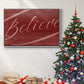 Believe - Framed Gallery Wrapped Canvas in Floating Frame