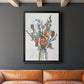Watercolor Floral Arrangement II - Modern Framed Canvas Print