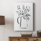 Sketchy Bouquet I - Canvas Art Print
