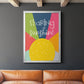 Sharing Sunshine - Modern Framed Canvas Print