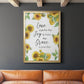 Grace Given Here - Modern Framed Canvas Print