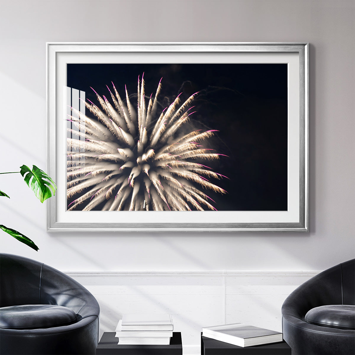 Sky Bloom - Modern Framed Art Print