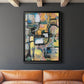 Memory Screen II - Modern Framed Canvas Print
