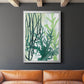 Textured Coral II - Modern Framed Canvas Print
