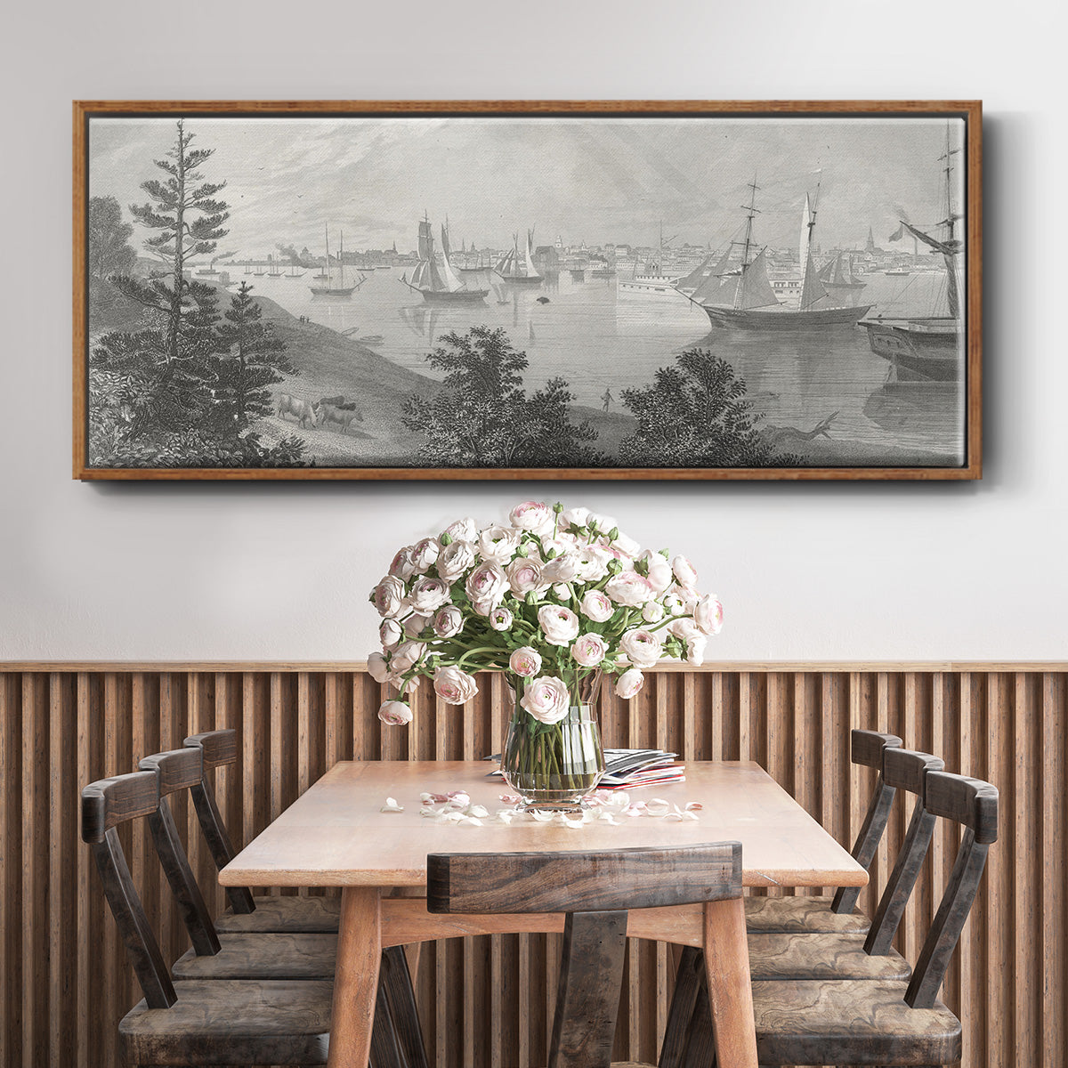 City of Detroit - Floater Framed Canvas Print