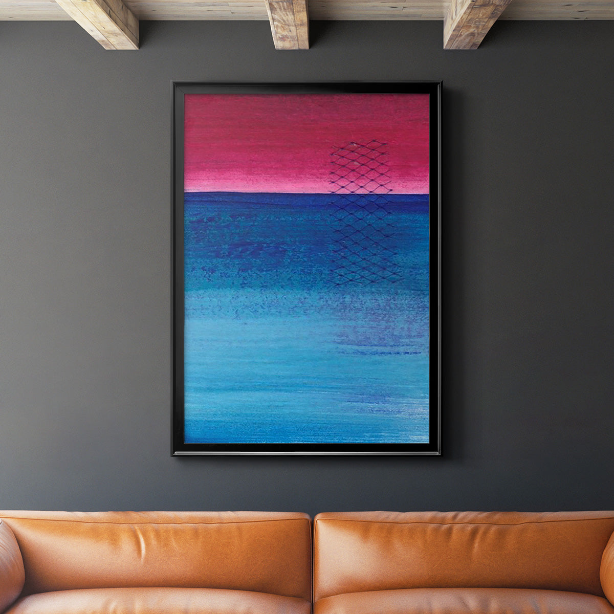 Gently Oppose I - Modern Framed Canvas Print