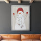 Festive Snowman III - Modern Framed Canvas Print