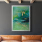 Peaceful Diptych II - Modern Framed Canvas Print