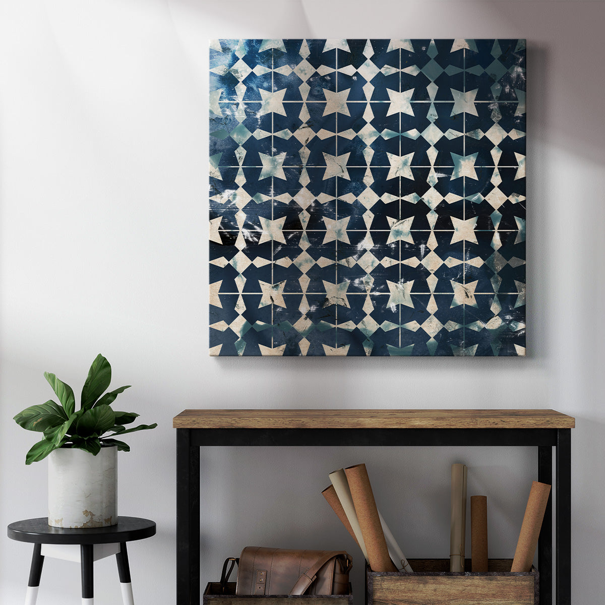 Tile-Dye I - Canvas Art Print