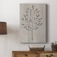 Leaves and Wood II - Canvas Art Print