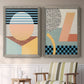 Modern Memphis III - Premium Framed Canvas 2 Piece Set - Ready to Hang