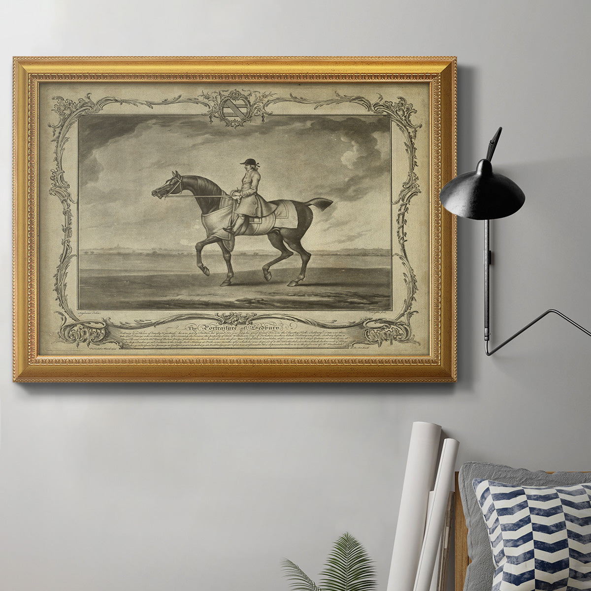 Distinguished Horses II Premium Framed Canvas- Ready to Hang