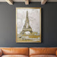 Eiffel Tower Glitz - Modern Framed Canvas Print