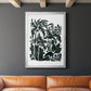 Ink Jungle III - Modern Framed Canvas Print
