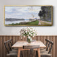 The Promenade at Argenteuil, 1872 - Floater Framed Canvas Print