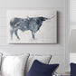 Long Horn - Canvas Art Print
