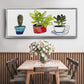 Vibing Succulents II - Floater Framed Canvas Print