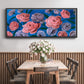Layered Petals III - Floater Framed Canvas Print