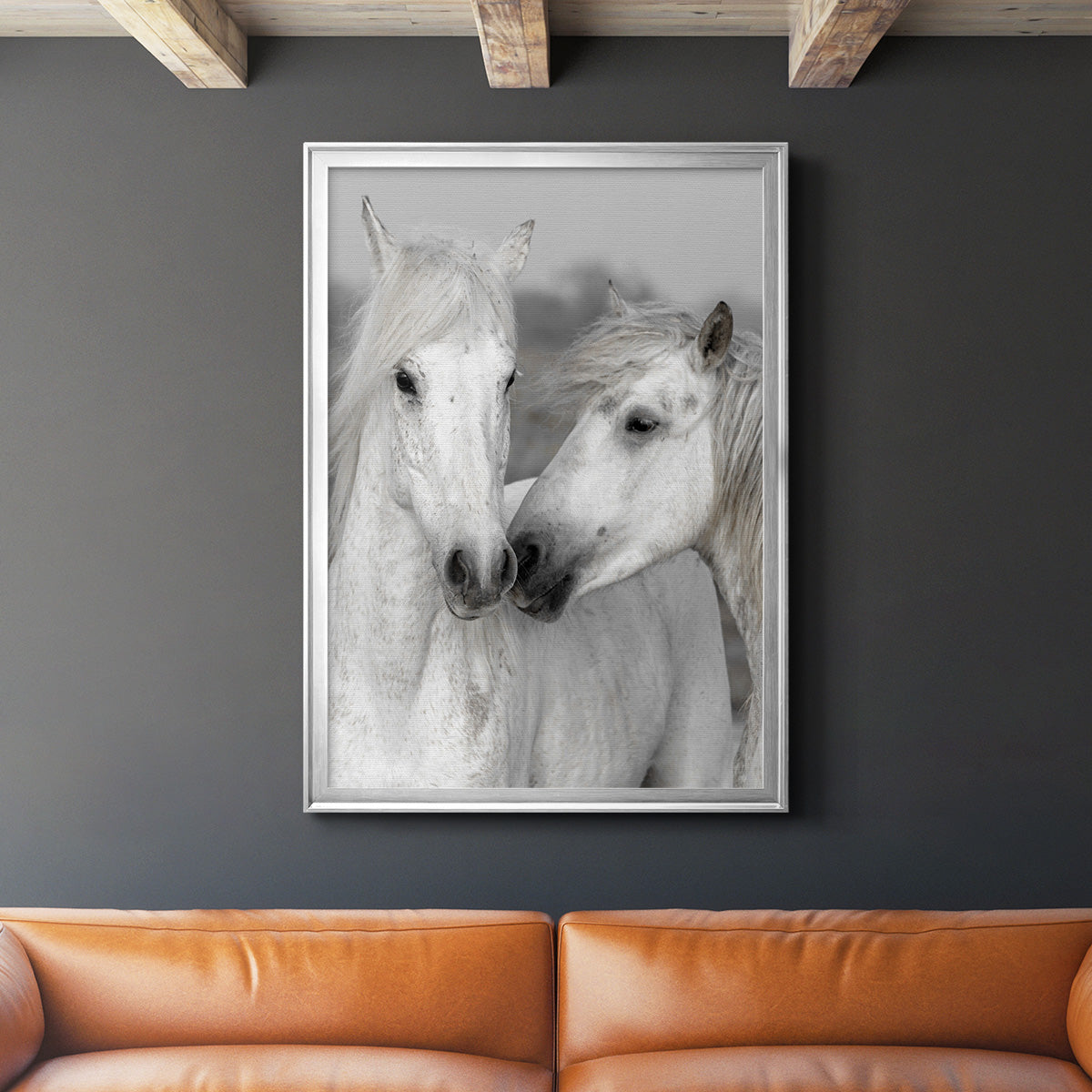 Affection I - Modern Framed Canvas Print