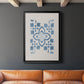 Monochrome Terra Mesa Tile I - Modern Framed Canvas Print