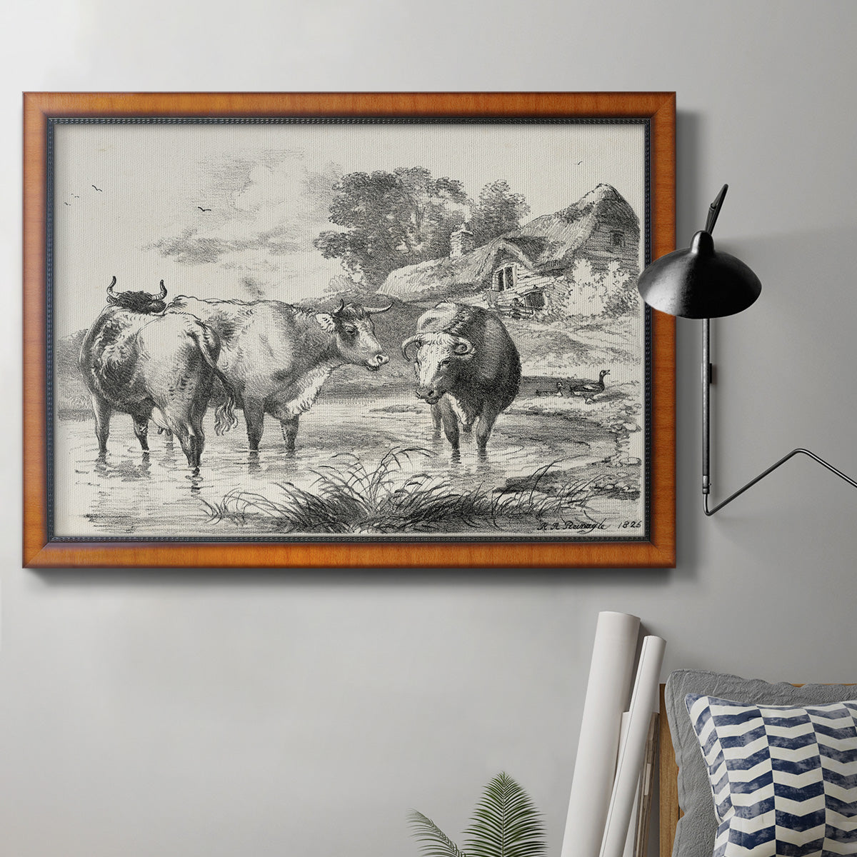 Rural Charms I Premium Framed Canvas- Ready to Hang