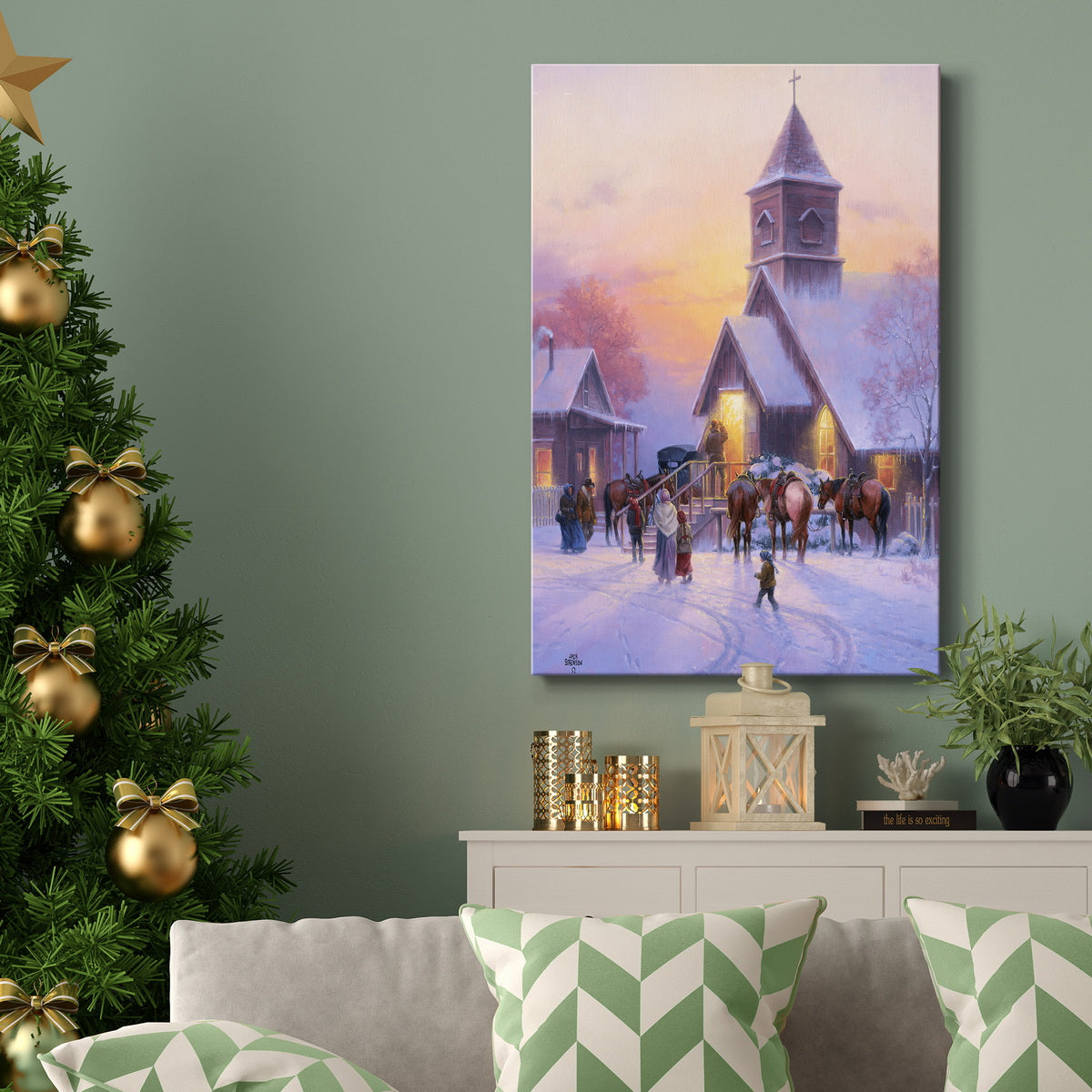 Sunday Service - Gallery Wrapped Canvas