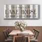 Simple at the Lake House - Floater Framed Canvas Print