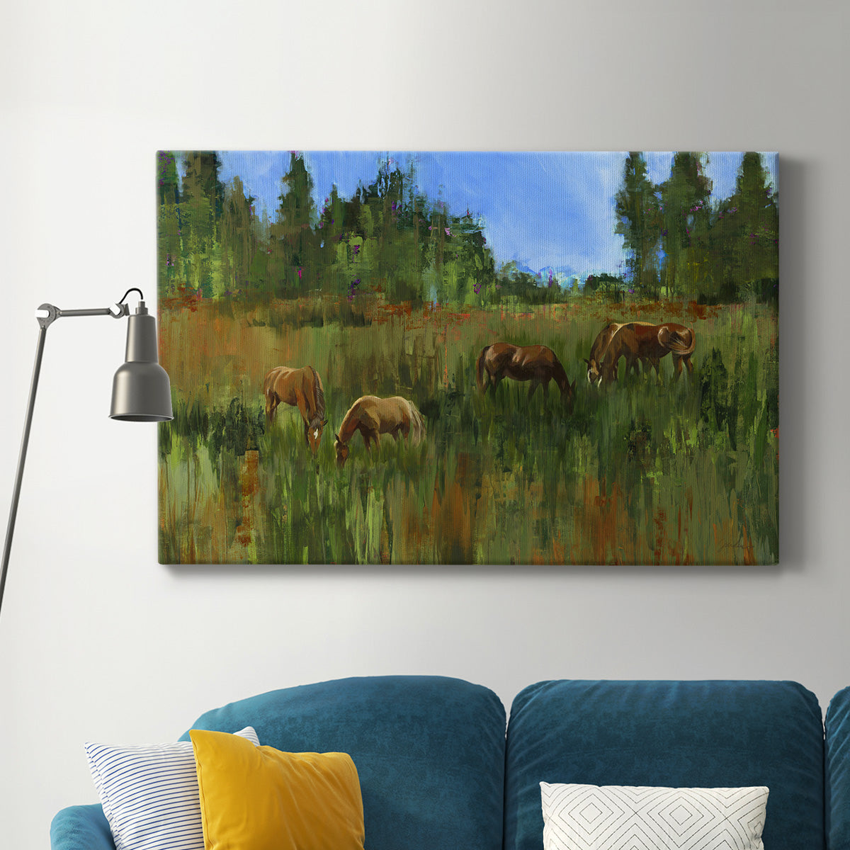 The Grass Is Always Greener Premium Gallery Wrapped Canvas - Ready to Hang