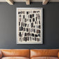 Chalk and Flint IV - Modern Framed Canvas Print