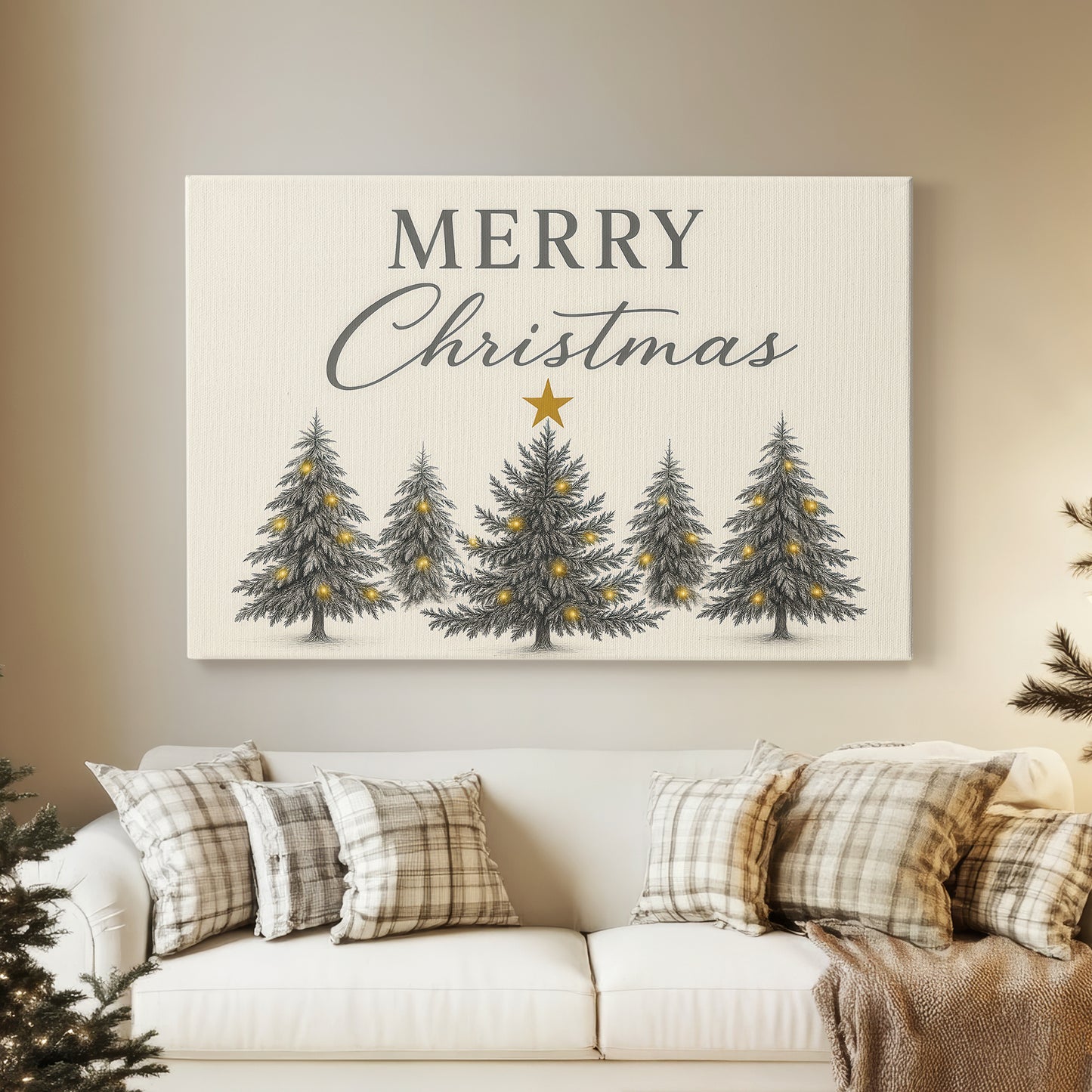 Frostlit Whisper - Canvas Art Print