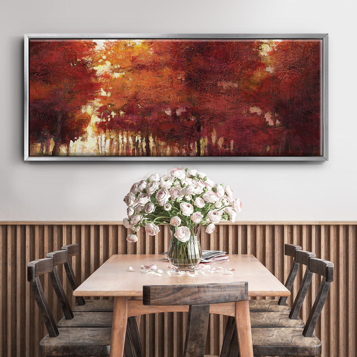 Afternoon Light - Floater Framed Canvas Print