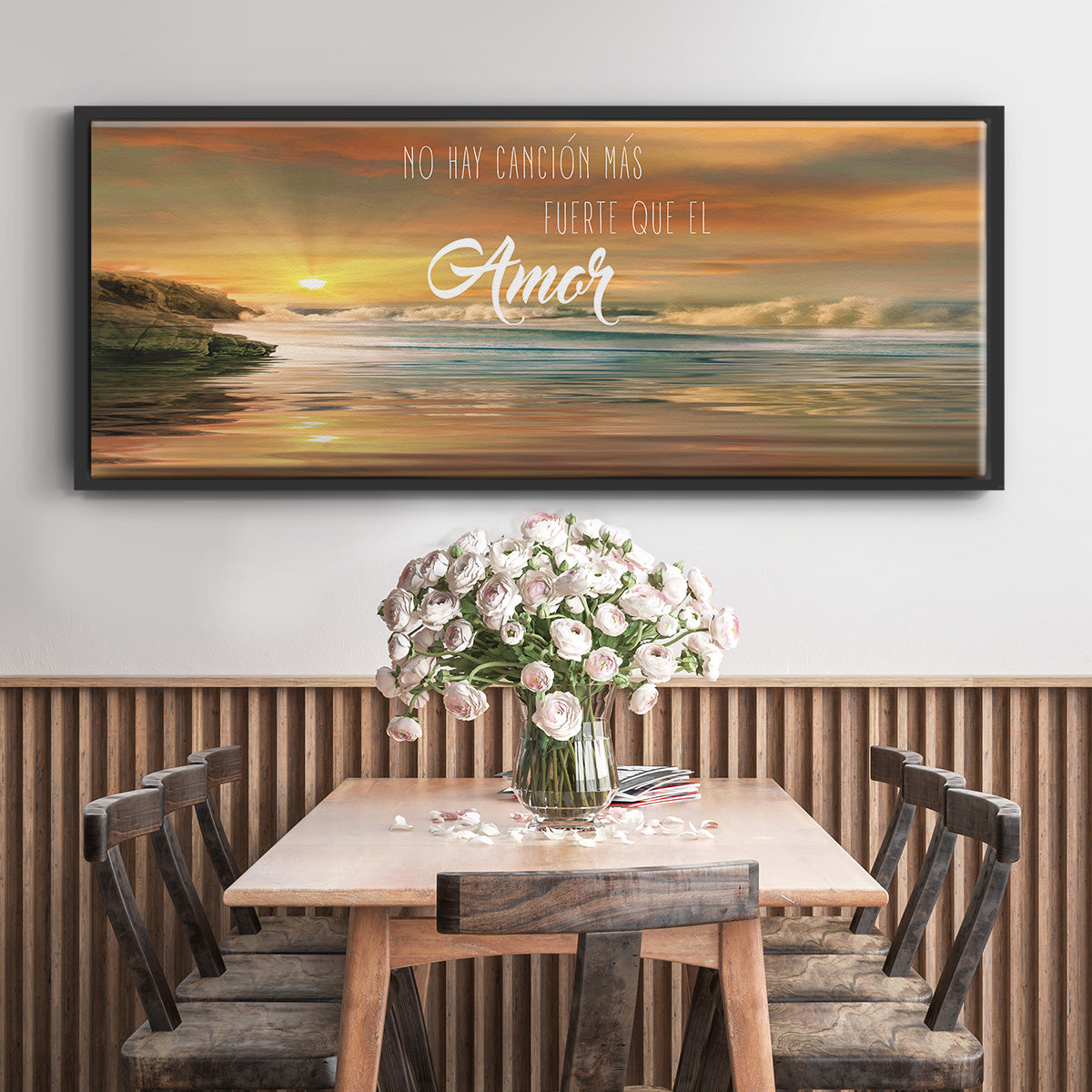 Amor - Floater Framed Canvas Print