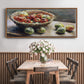 The Plate with Apples, 1880 - Floater Framed Canvas Print