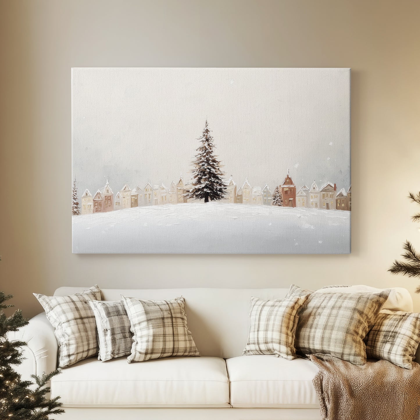 Pearled Skies Hush - Canvas Art Print