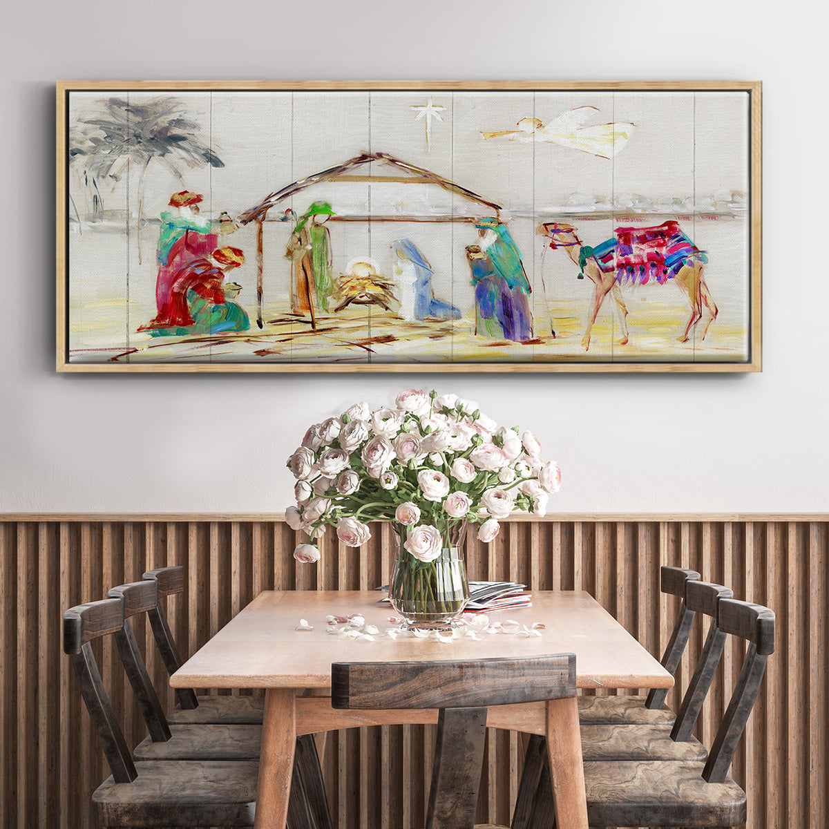 Nativity - Floater Framed Canvas Print